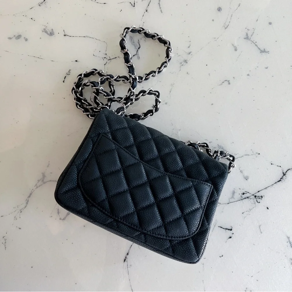 CHANEL SQUARE MINI FLAP BAG CROSSBODY - Picture 3 of 8